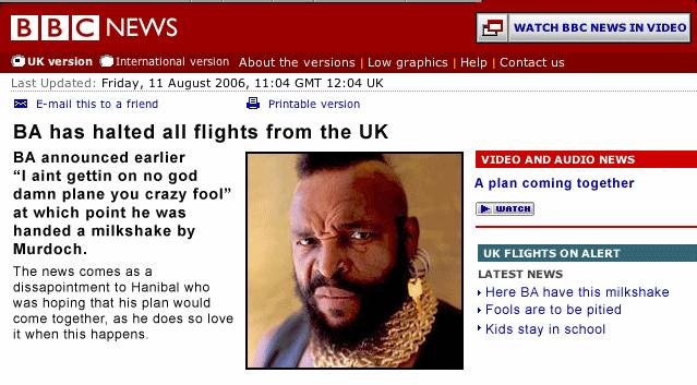 BA halts all flights from UK - 